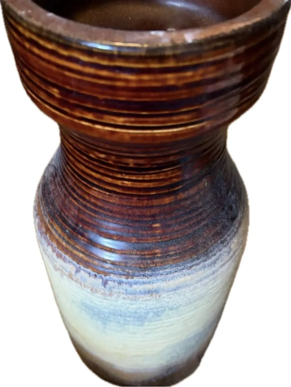 Carstens Tonnieshof MCM FAT LAVA  WEST GERMANY VINTAGE POTTERY VASE 16” TALL